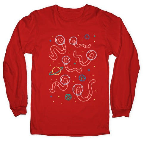 Worms In Space Longsleeve Tee